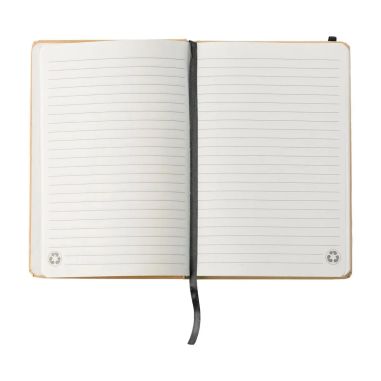 Cuaderno A5 cartón reciclado 160 páginas goma marcapáginas