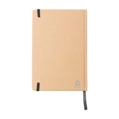 Cuaderno A5 cartón reciclado 160 páginas goma marcapáginas