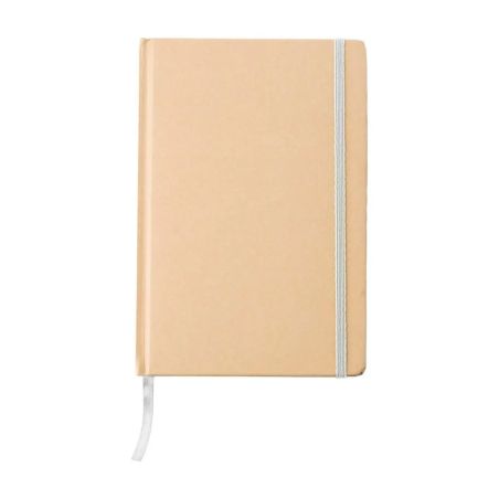 Cuaderno A5 cartón reciclado 160 páginas goma marcapáginas