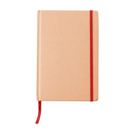Cuaderno A5 cartón reciclado 160 páginas goma marcapáginas