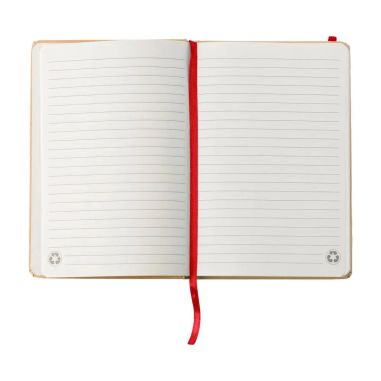Cuaderno A5 cartón reciclado 160 páginas goma marcapáginas