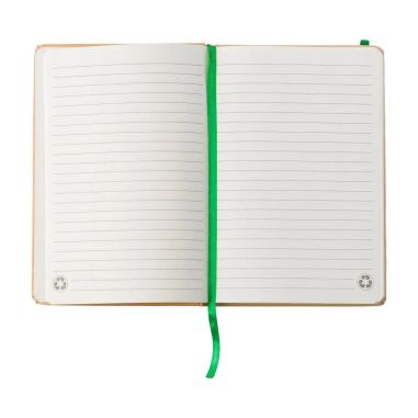 Cuaderno A5 cartón reciclado 160 páginas goma marcapáginas
