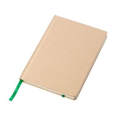 Cuaderno A5 cartón reciclado 160 páginas goma marcapáginas