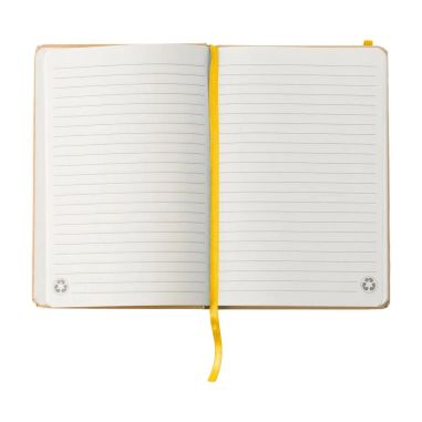 Cuaderno A5 cartón reciclado 160 páginas goma marcapáginas