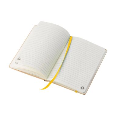 Cuaderno A5 cartón reciclado 160 páginas goma marcapáginas