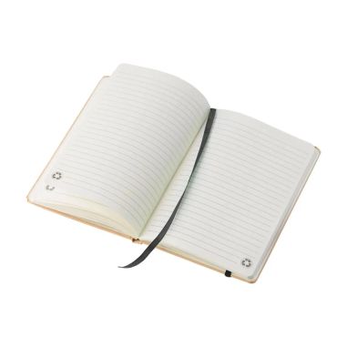 Cuaderno A5 cartón reciclado 160 páginas goma marcapáginas