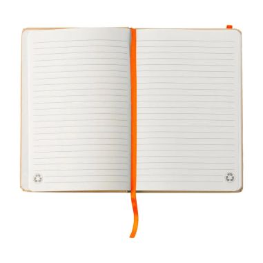 Cuaderno A5 cartón reciclado 160 páginas goma marcapáginas