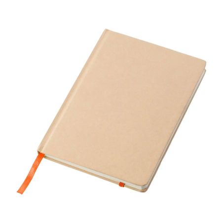 Cuaderno A5 cartón reciclado 160 páginas goma marcapáginas