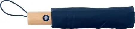 Paraguas plegable rPET automático mango bambú velcro