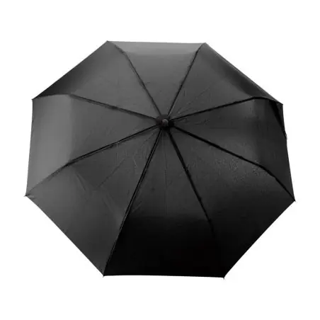 Paraguas plegable rPET automático mango bambú velcro