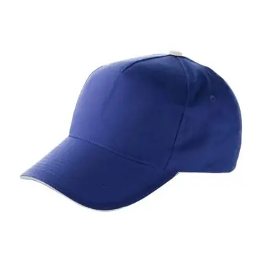Gorra algodón twill 5 paneles visera sándwich velcro