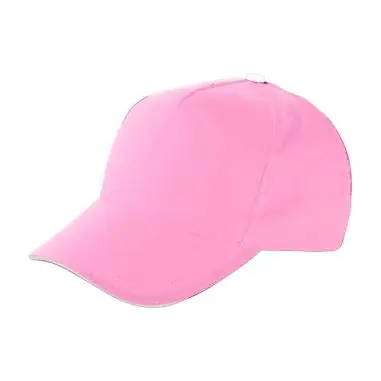 Gorra algodón twill 5 paneles visera sándwich velcro