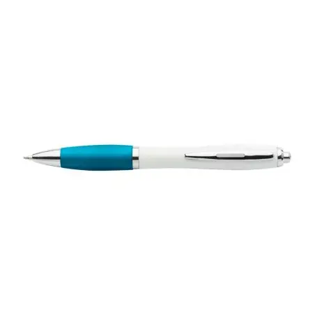 Bolígrafo ABS reciclado grip goma variante tinta azul