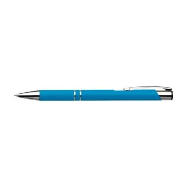 Bolígrafo aluminio reciclado GRS plateado tinta azul