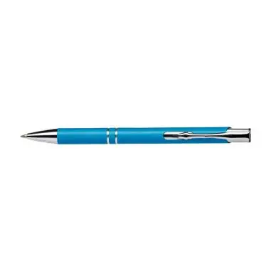 Bolígrafo aluminio reciclado GRS plateado tinta azul