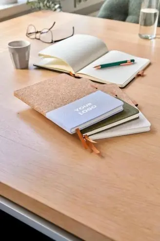 Libreta A5 de corcho y algodón 80 hojas