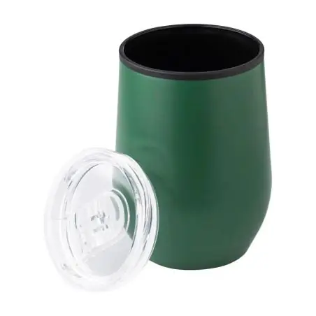 Vaso térmico inox mate 300 ml con tapa
