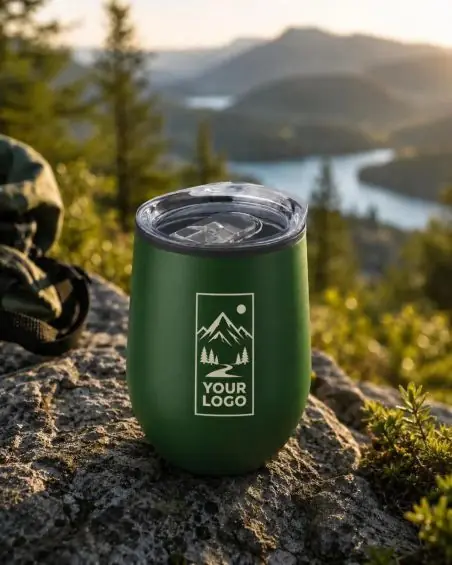 Vaso térmico inox mate 300 ml con tapa