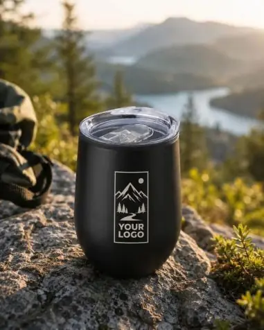 Vaso térmico inox mate 300 ml con tapa