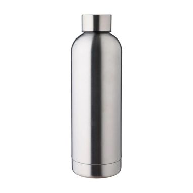 Botella acero reciclado doble pared 500 ml grabado y caja