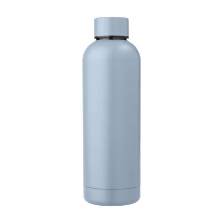 Botella acero reciclado doble pared 500 ml grabado y caja