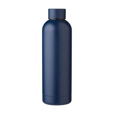 Botella acero reciclado doble pared 500 ml grabado y caja