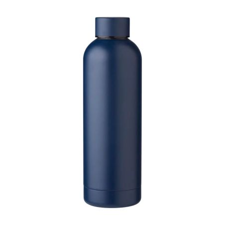 Botella acero reciclado doble pared 500 ml grabado y caja
