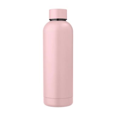 Botella acero reciclado doble pared 500 ml grabado y caja