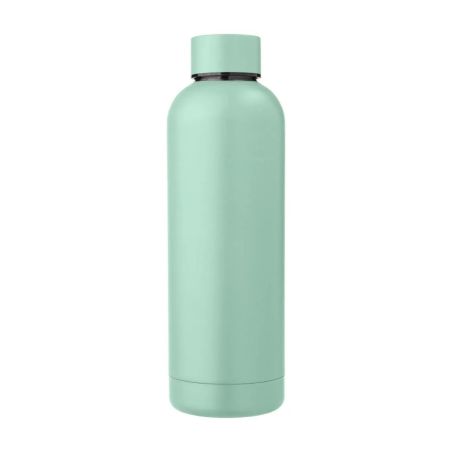 Botella acero reciclado doble pared 500 ml grabado y caja