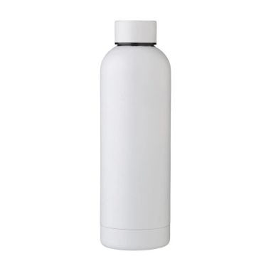 Botella acero reciclado doble pared 500 ml grabado y caja