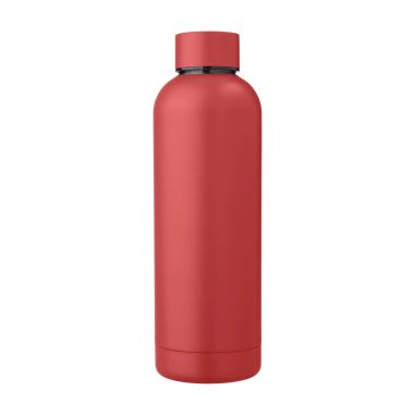Botella acero reciclado doble pared 500 ml grabado y caja