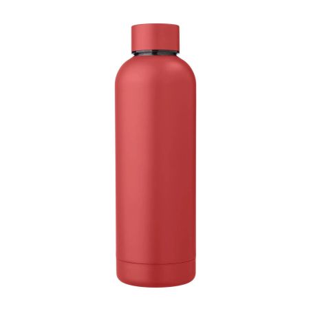 Botella acero reciclado doble pared 500 ml grabado y caja