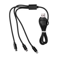 Cable nailon USB y USB-C en caja cartón