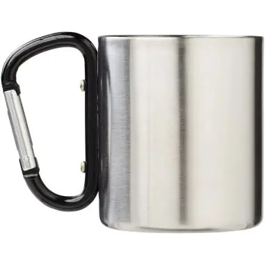 Taza isotérmica 200 ml mosquetón doble pared inox