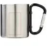 Taza isotérmica 200 ml mosquetón doble pared inox - Imagen 4