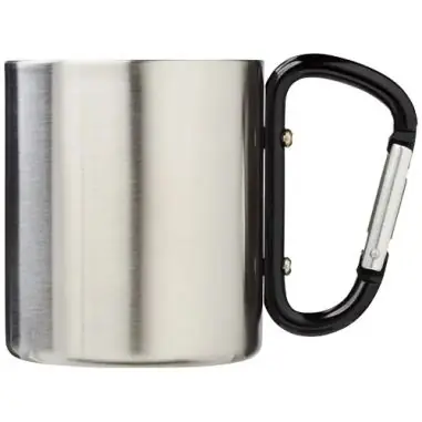 Taza isotérmica 200 ml mosquetón doble pared inox