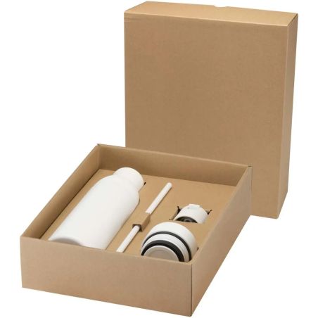 Set botella acero RCS 650 ml con 3 tapas
