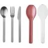 Set cubiertos acero inox soporte compacto - Imagen 2