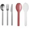 Set cubiertos acero inox soporte compacto - Imagen 12
