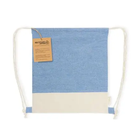 Mochila cuerdas algodón reciclado 120 g/m²