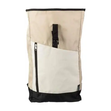 Mochila rolltop RPET 600D con doble cremallera