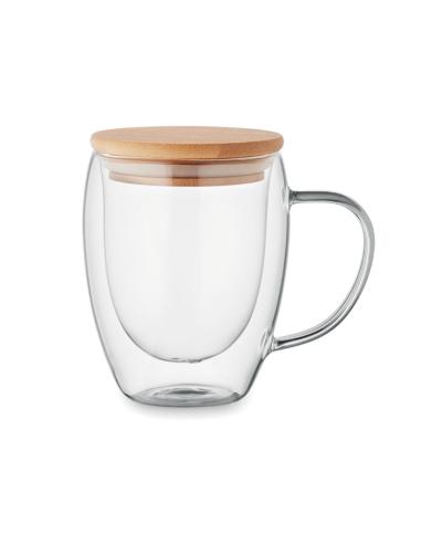 Taza borosilicato doble pared