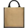 Bolsa tote yute laminado fuelle asas algodón 10kg 30x19x30 - Imagen 12