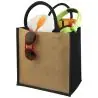 Bolsa tote yute laminado fuelle asas algodón 10kg 30x19x30 - Imagen 15