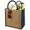Bolsa tote yute laminado fuelle asas algodón 10kg 30x19x30 - Imagen 21