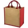Bolsa tote yute laminado fuelle asas algodón 10kg 30x19x30 - Imagen 23