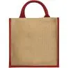 Bolsa tote yute laminado fuelle asas algodón 10kg 30x19x30 - Imagen 24