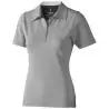Polo elástico manga corta mujer algodón BCI 200 g/m² - Imagen 47