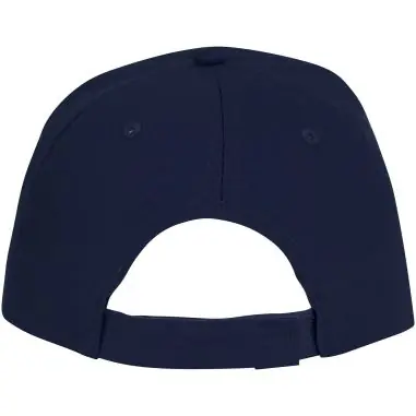 Gorra de 5 paneles con ribete y visera precurvada