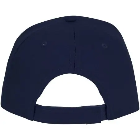 Gorra de 5 paneles con ribete y visera precurvada